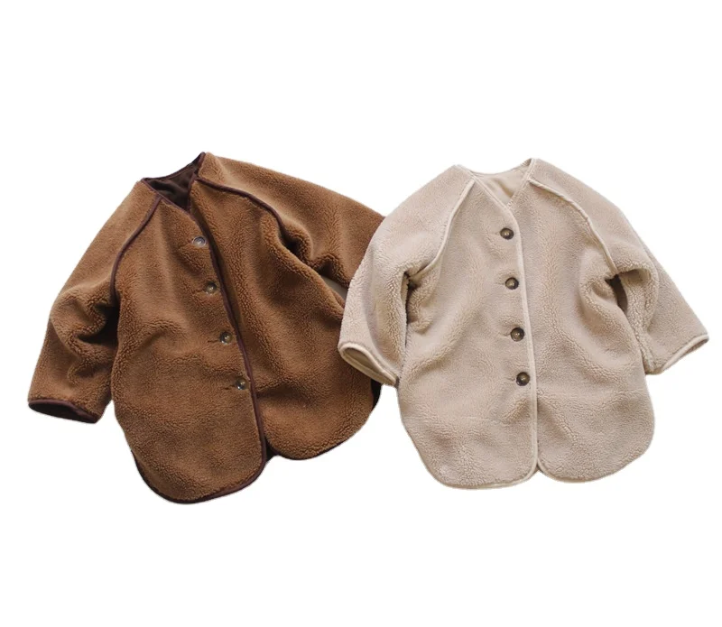 

Children coat winter wool Gary long coat, Beige, camel