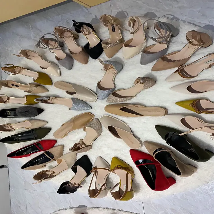 

3.35 Dollars X050 Wholesale good quality fashional mix style mix colors high heel shoes