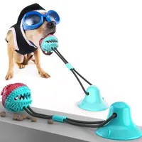 

Durable Pet Toys Dog Suction Cup Dog Interactive Chew Toy with Suction Cup Pet Bowl