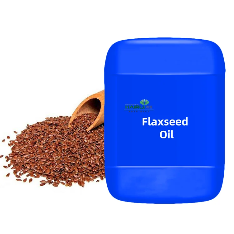 

Factory Supply Cold Pressed Linseed Oil Bulk Food Grade 100% Pure Natural Organic Flax Seed Oil