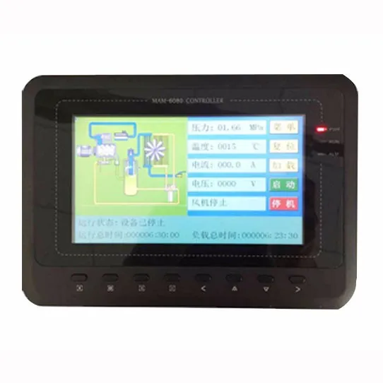 

IP54 45KW Screw Air Compressor Industrial Control LCD Panel Remote Controller 100A Mam-6090