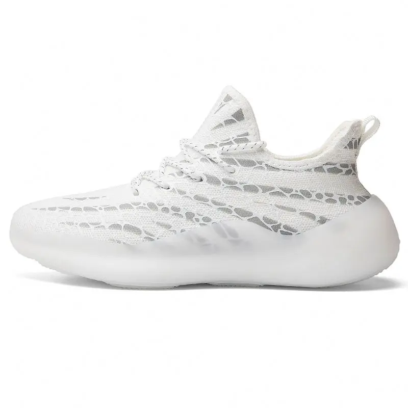 

Summer Custom Mesh Upper Air Cushion Breathable Men Sport Running Yeezy Shoes