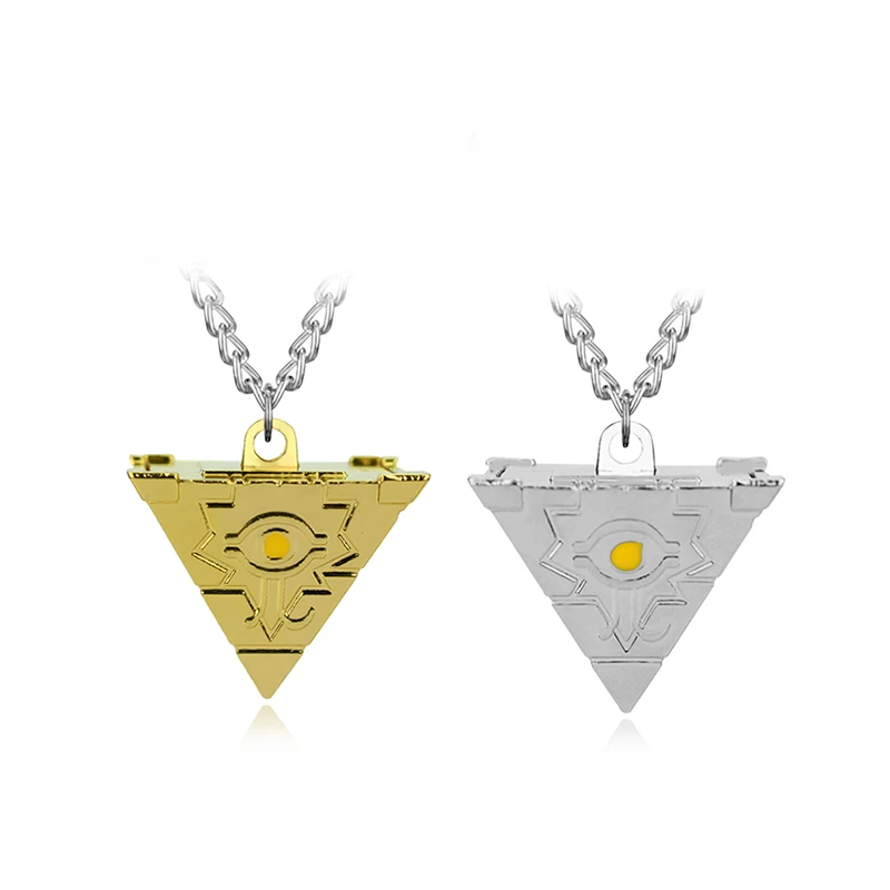 Anime Yu-Gi-Oh Game Yugioh 3D Millenium Puzzle Pendant Pyramid Egyptian Eye Of Horus Necklace
