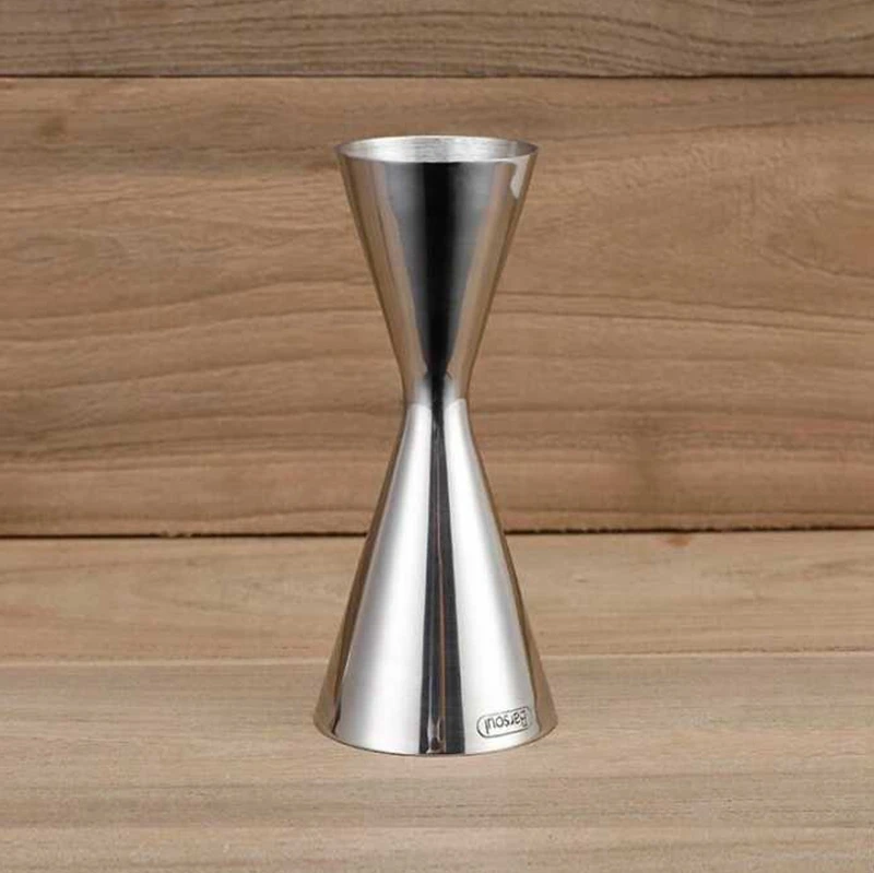 Vodka Slim Whiskey Jigger 30 60ml Black Colorful Cocktail Jigger