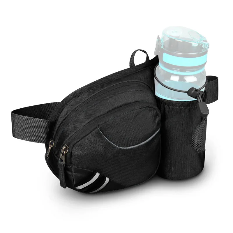 

Fanny Pack with Water Bottle Holder Running Dog Walking Hiking Waist Bag for Men Women, Customized