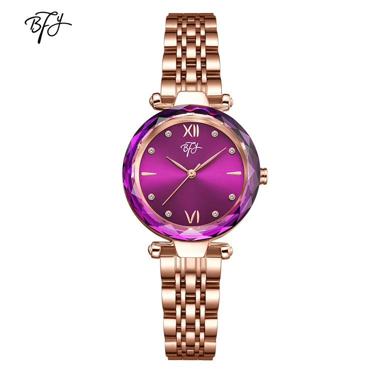 

BFY BF001 classic wholesale lady stainless steel band new fashion luxury quartz women watch waterproof custom, 1 color