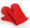 Wholesale kitchen Oven Mitts Microwave BBQ Heat Resistant Gloves thicken cotton grid oven proximity gloves