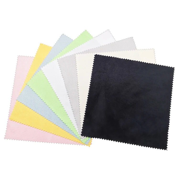 

Microfibre Microfiber Customized Custom Anti Tarnish Sterling Silver Jewelry Care Cleaning Polishing Cloth For Jewelry With Logo