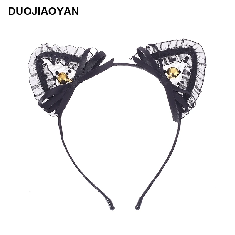 2023 Sexy Cat Ears Headband For Women Sexy Lace Animal Hair Hoop