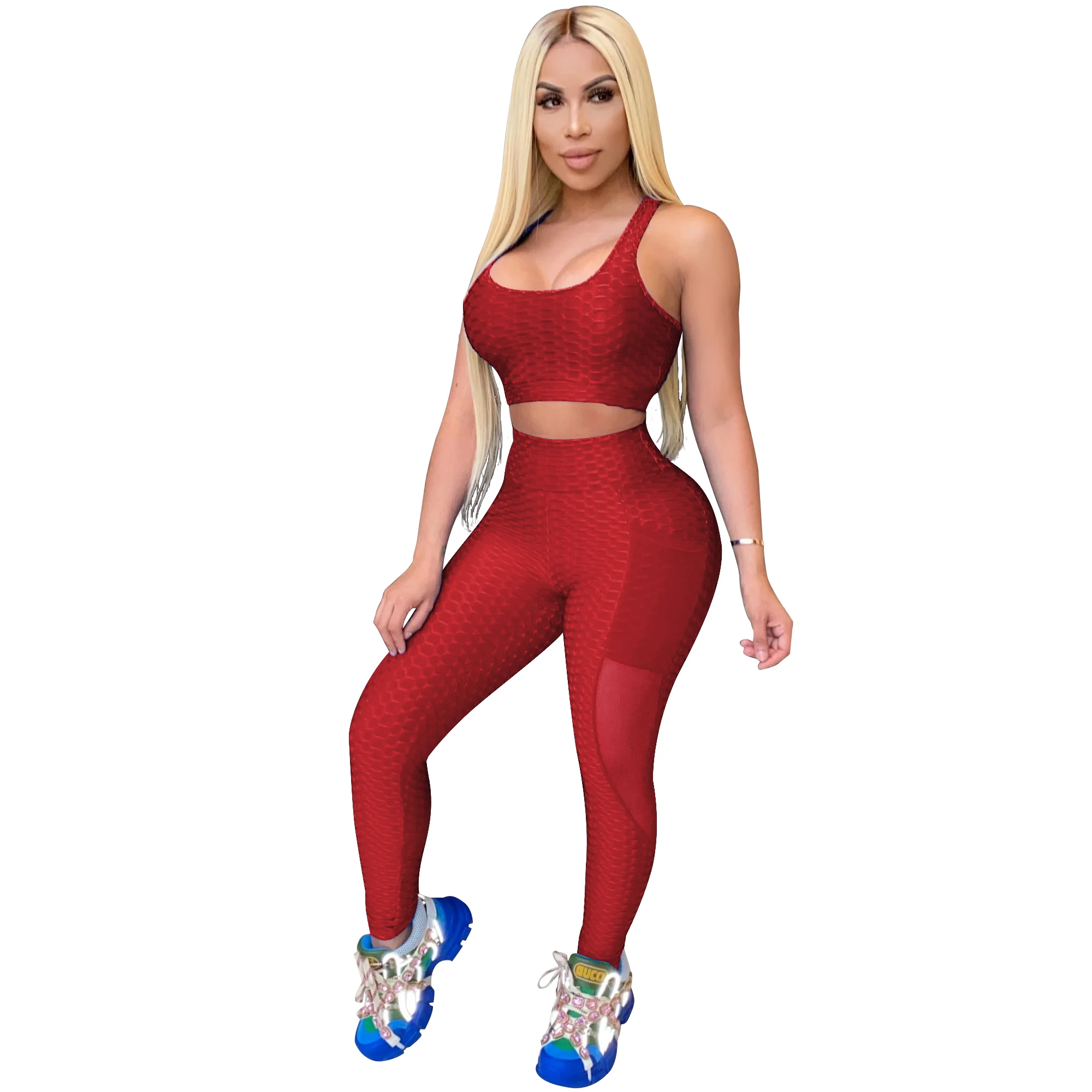 

2021 korea new joggins suit woman 2 piece set sport plus size women's suit sexy two piece activewear set shorts and top