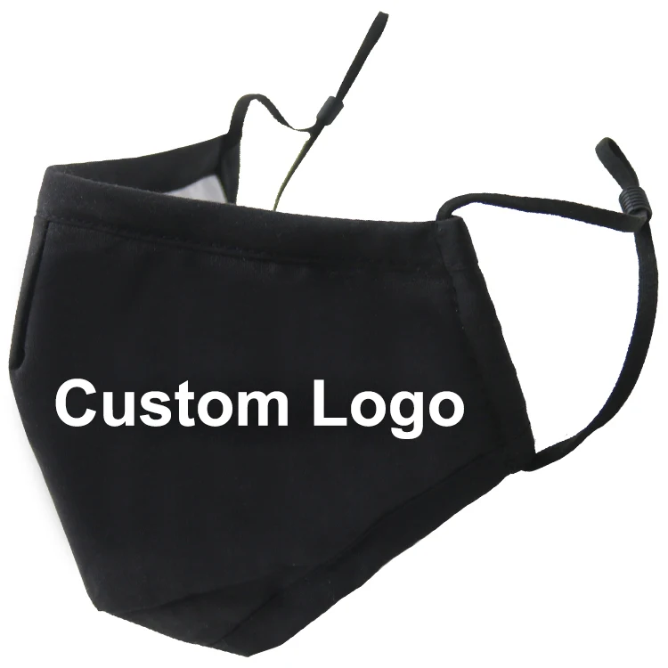 
Fashion Stylish Custom Logo Cartoon Cotton Charcoal Protective Face Mouth Mask Black Cotton Dust Mask 