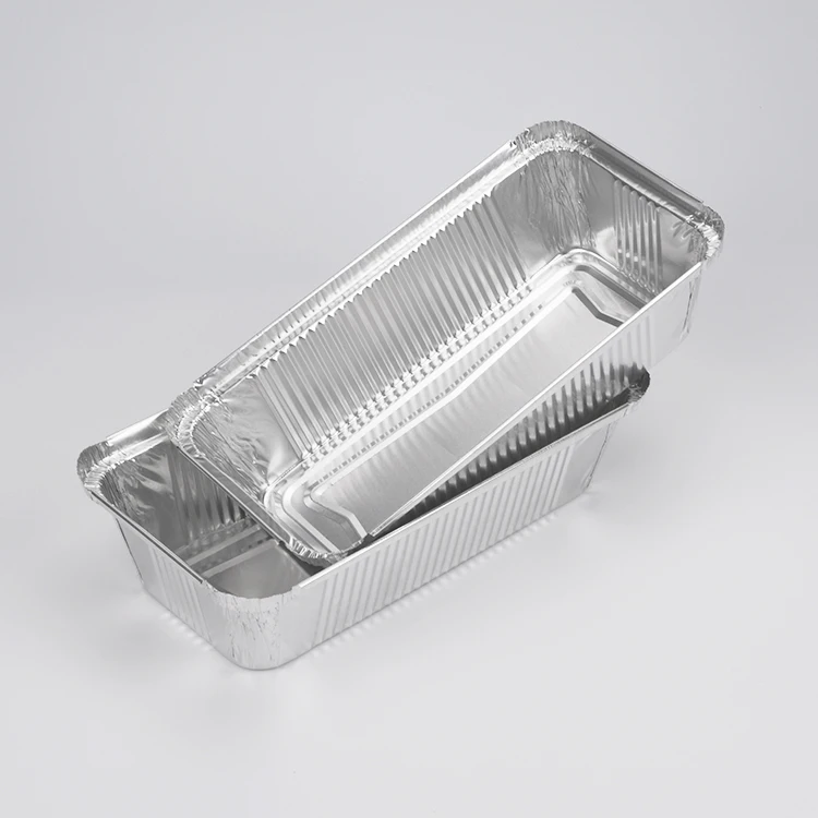 Rectangle Aluminum Foil Loaf Pan Disposable Container Tray Sizes
