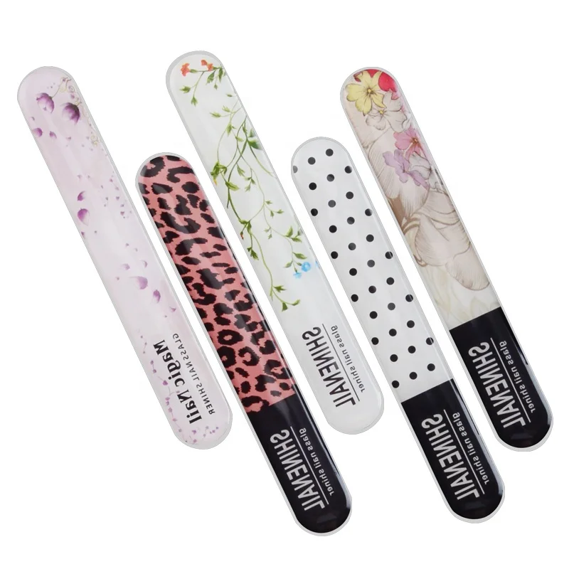 

Nano glass nail file is a gel drop design with polish nail function, Transparency