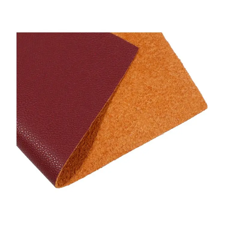 
Hot sale environmental smooth soft regenerated pu synthetic leather hide for men wallet and crossbody bag 