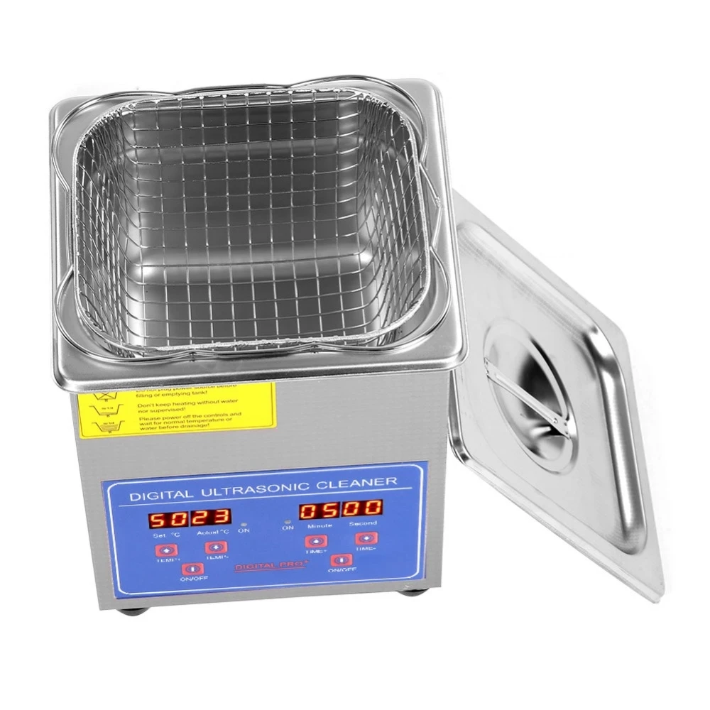 

High quality stainless steel made with LED bar for timer and temperature easy operation strong power 2L Ultrasonic cleaner