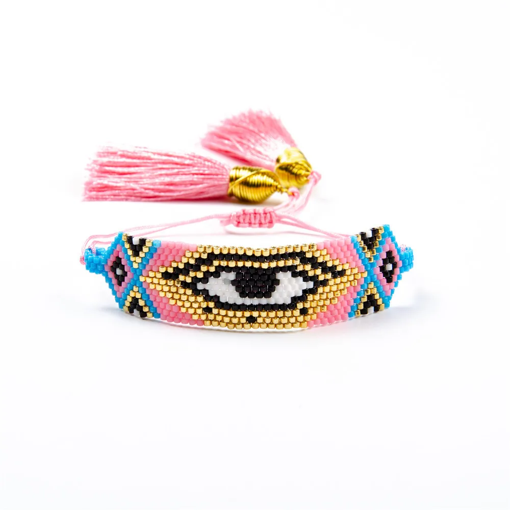 

Wholesale Classic Fashion Boho Boutique Miyuki Tila Bead Bracelet Set, Picture