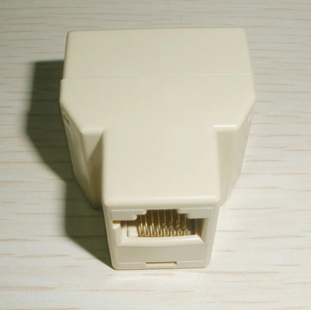Adaptador Divisor RJ45 De 1 A 2 Vías - Extiende Tu Conexión Ethernet Fácil