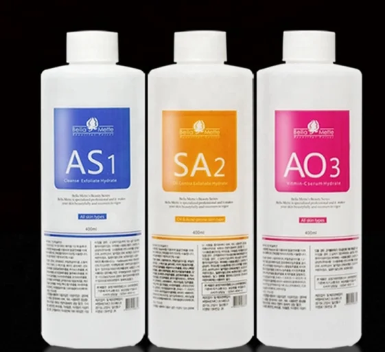 

Popular Skin Care Serum AS1 SA2 AO3 30ml 3 bottles Hydra Solution Aqua Peel Facial Solution