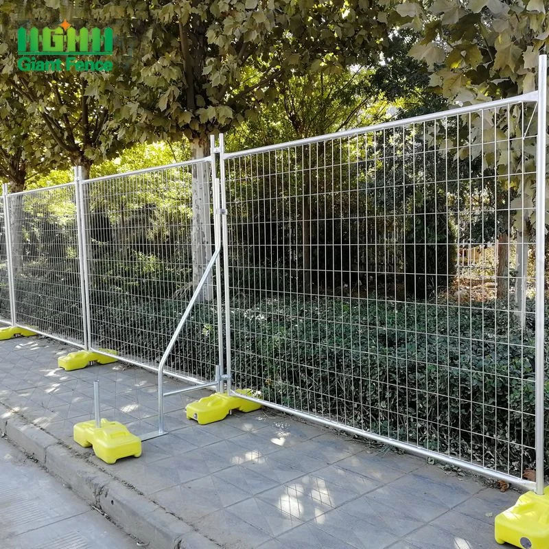 

In Stock Australia Temp Removable Construction Site Panel Used Building Temporary Fence For Sale, Silver