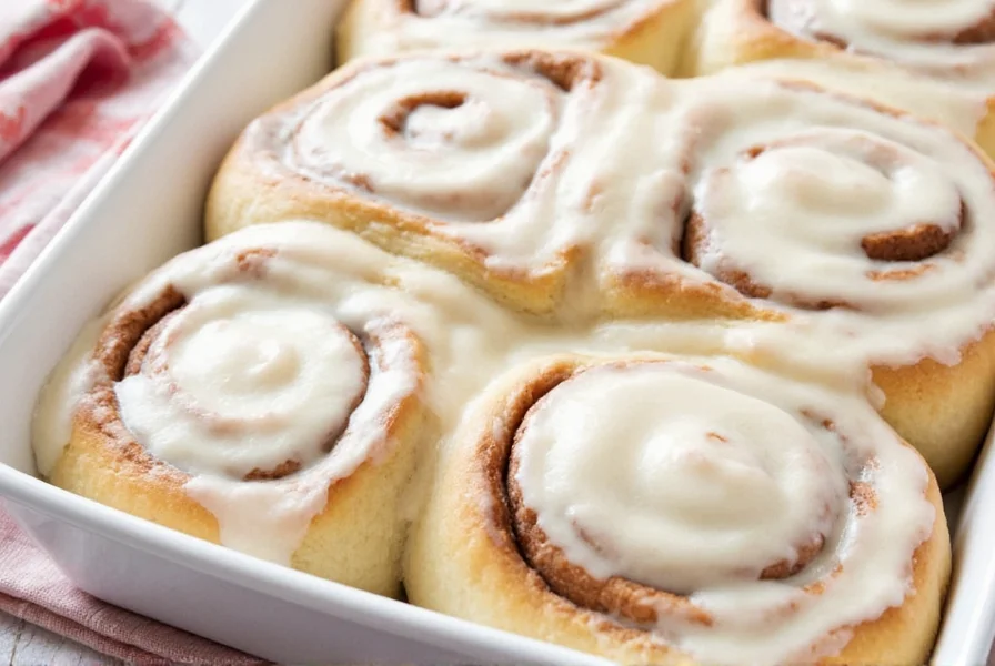 cinnamon rolls with heavy whipping cream