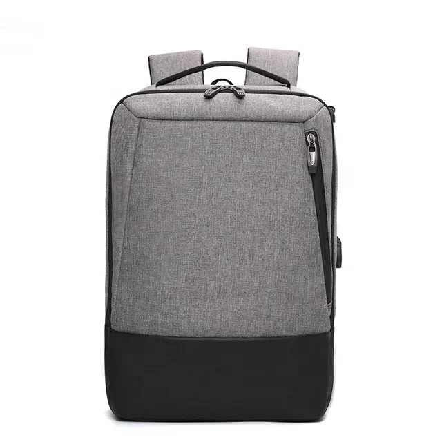 

Custom School Bag Notebook Business Backpack Men Computer Laptop Backpack With Usb Charging Port, Black, gray, navy,red
