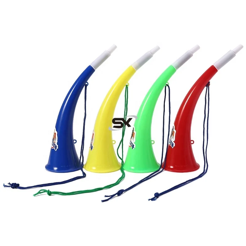 

custom logo Football Game Fans Horn Cheerleading Refueling Props Ox Horn Vuvuzela Kid Trumpet Toy Air Horn