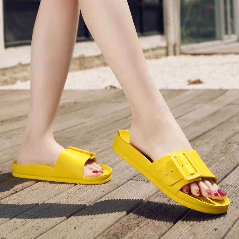 

Premium Bathroom Shower Sandals Soft Thick Sole Non-Slip Pool Gym House Slipper For Indoor Outdoor Open Toe Slippers For Women, Black/white/grey/pink/yellow