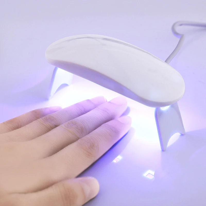 

6W Mini USB Cable White LED Nail Lamp Nail Gel Curing Machine Nail Dryer