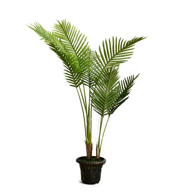 

140 cm High-quality artificial green decorative tree simulation hawaii palm tree artificial plant indoor tree