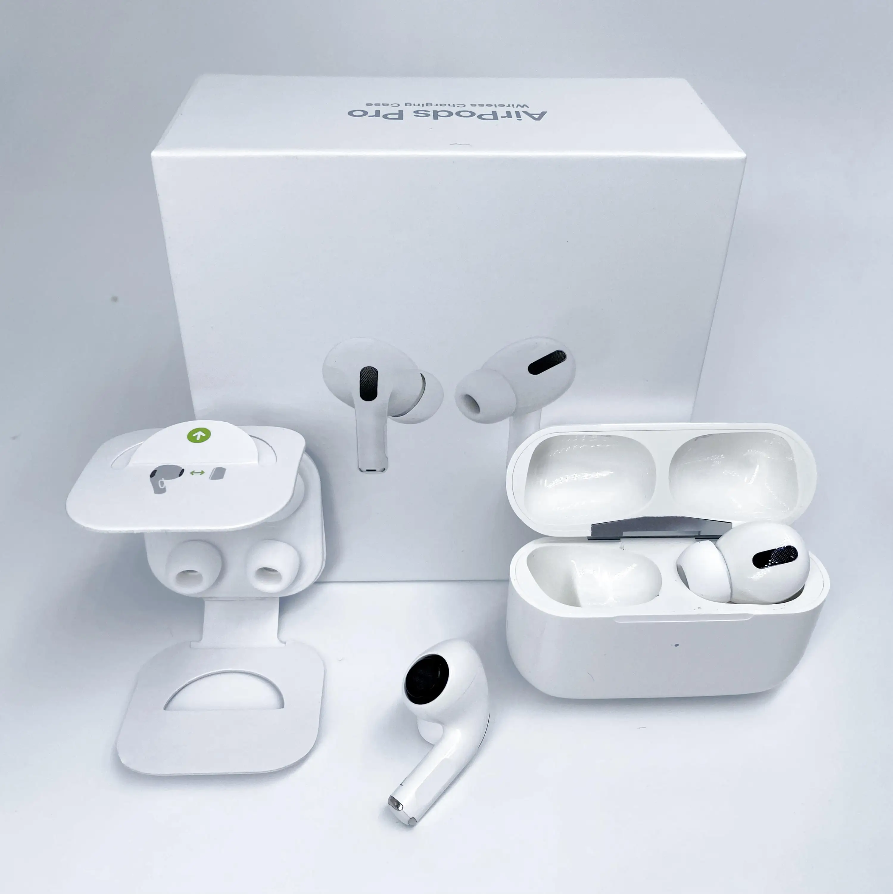 

Ap Best Quality Strong Bass With Logo Rename GPS TWS air podding pro Earphone 1:1 Appl Airpodes pro 3 Air Pro Gen 2 3 Airpodes 3, White