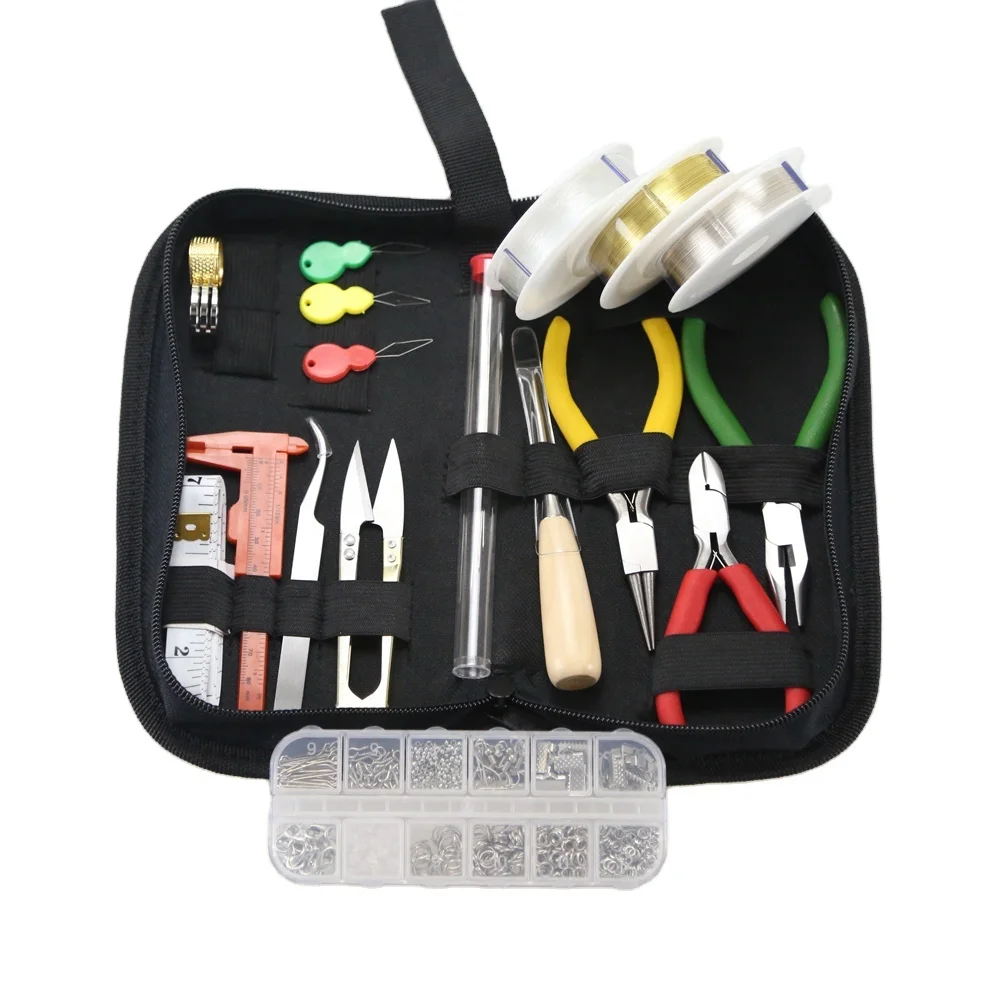 

19pcs Multifunction Supplies Jewelry Crafting Kits DIY Jewelry Making Tools Set