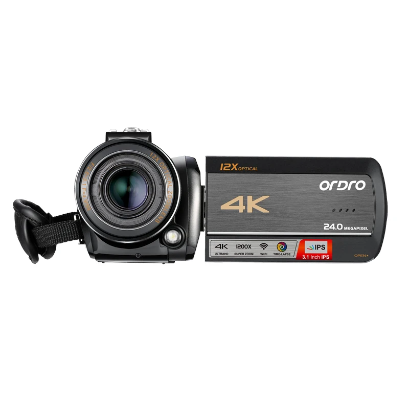 

ORDRO AC5 U Live Streaming HD 12X Optical Zoom Live Streaming Vlog Professional 4k Video Camera