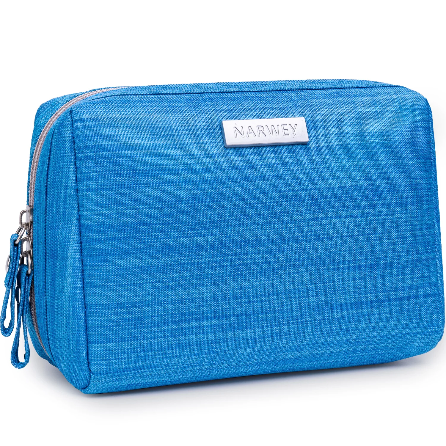 

NARWEY Best selling waterproof girls cosmetics storage clutch bag waterproof travel lightweight makeup pouch, Grey