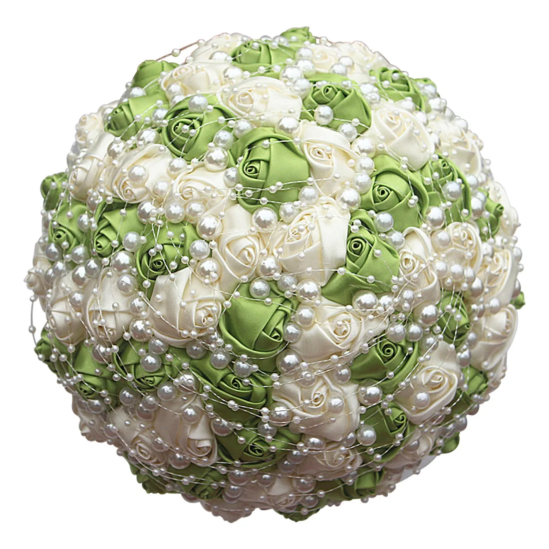 Hohe Qualität Braut Mit Blumen Handmade Doppel Farben ...