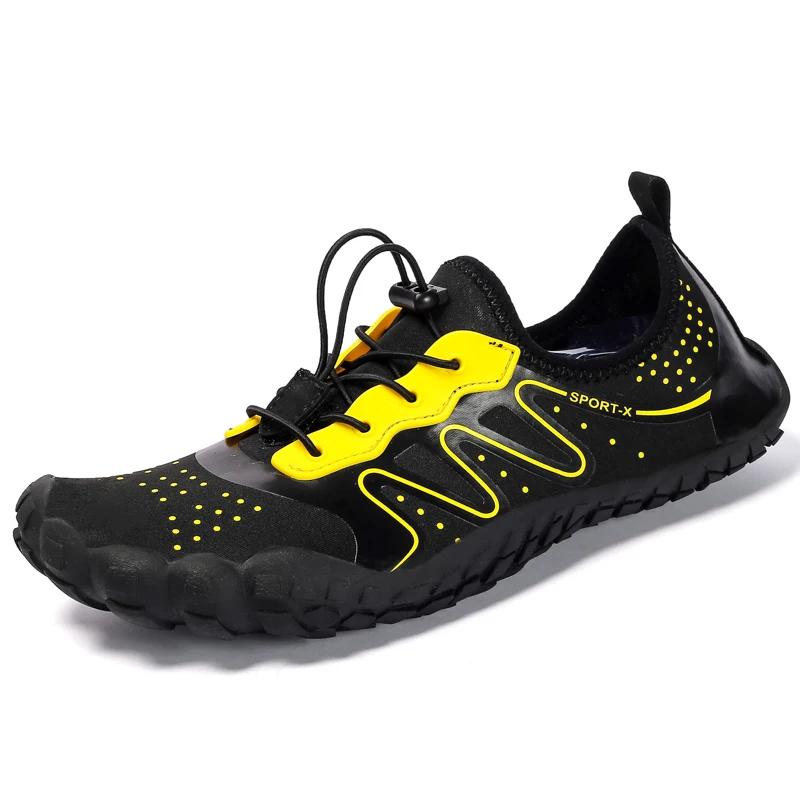 

New outdoor men's and women's hiking wading shoes, five finger beach tracing diving, mountaineering and drifting shoes