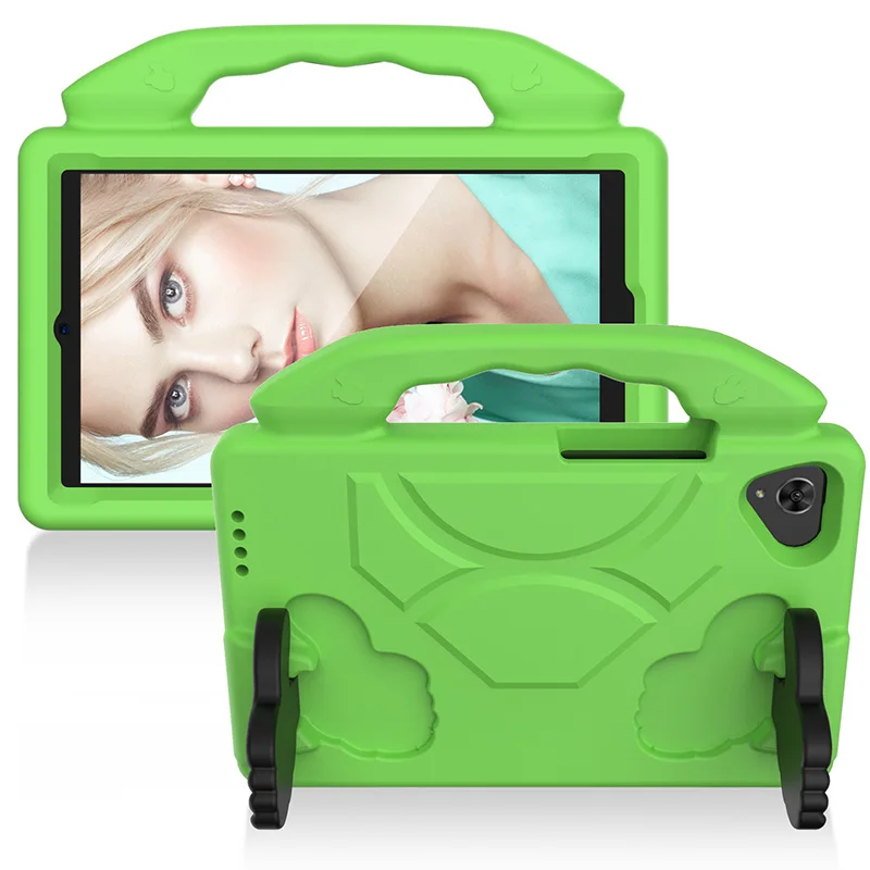 

Thick EVA foam drop resistant case with comfort hand carry & cute finger stand on back for Samsung Galaxy Tab A 8." T290 T295