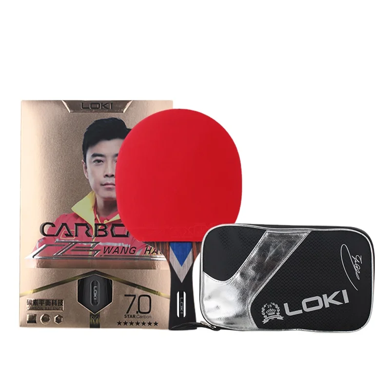 

LOKI 7 Star professional carbon fiber tennis racket for table tennis, Customized