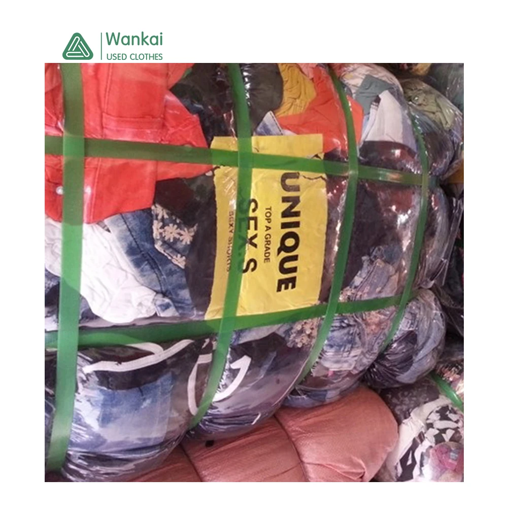 

Wankai Apparel Manufacture Second Hand Clothing Mixed Bales, Cheap Price Used Clothes Mall Pull Out, Mixed color