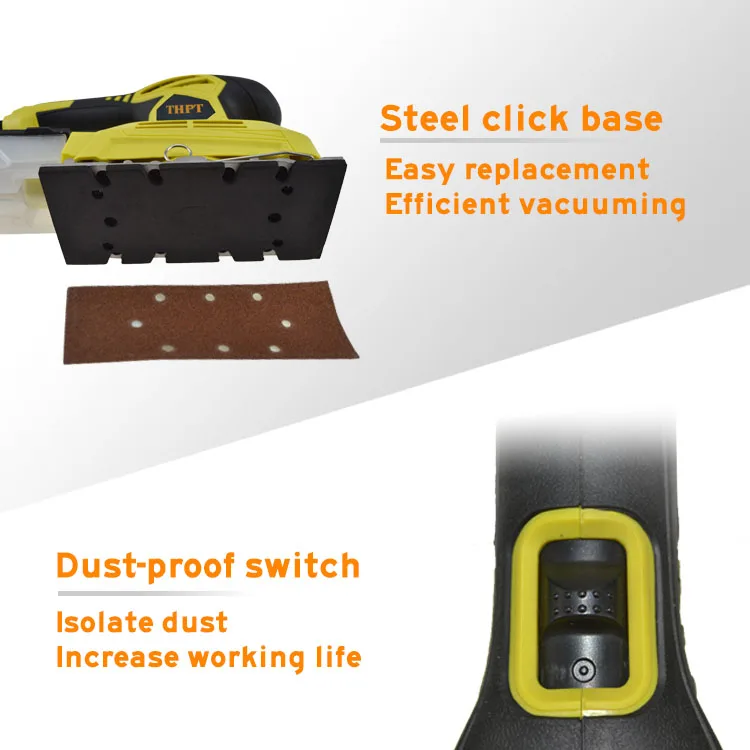 200w Variable Speed Wood Air Sanders 1/3 Sheet Sanders,Electric Wood