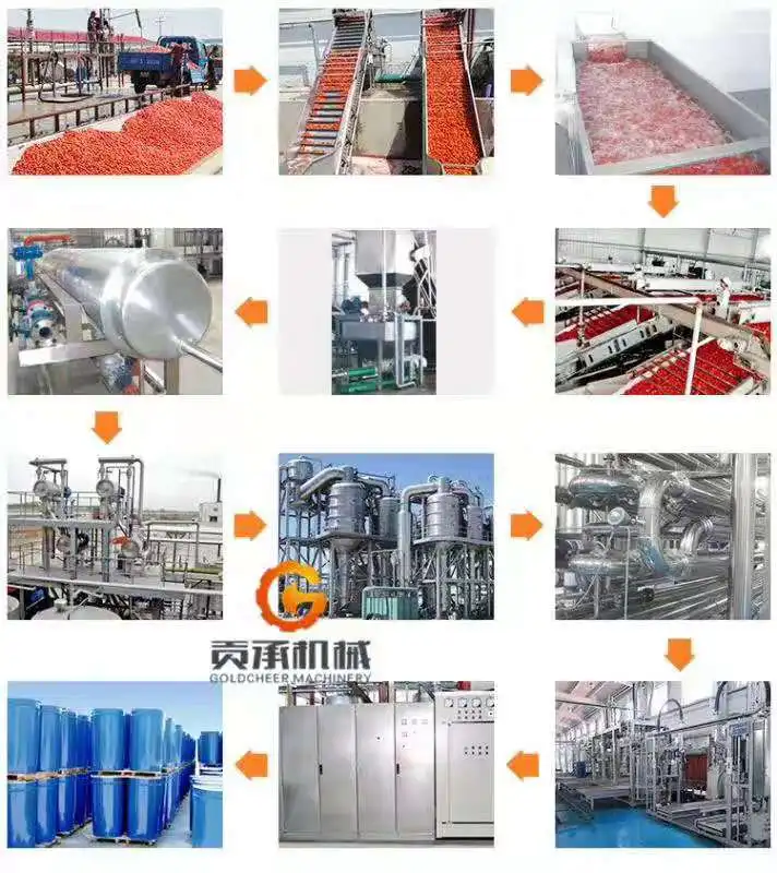 Tomato Paste Production Line,Chili Tomato Sauce Production Line,Mango Papaya Tomato Paste