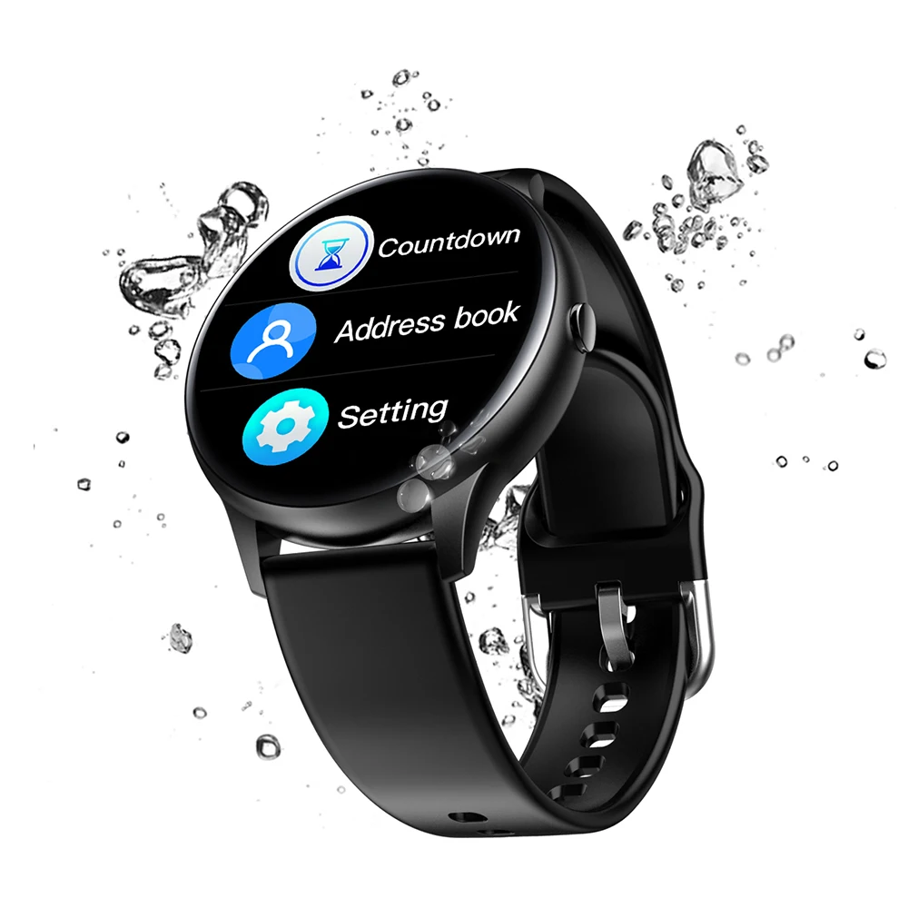 

2020 Amazon Best Selling K21 Body Temperature Smart Watch Pedometer Heart Rate Waterproof Smartwatch for Android and IOS