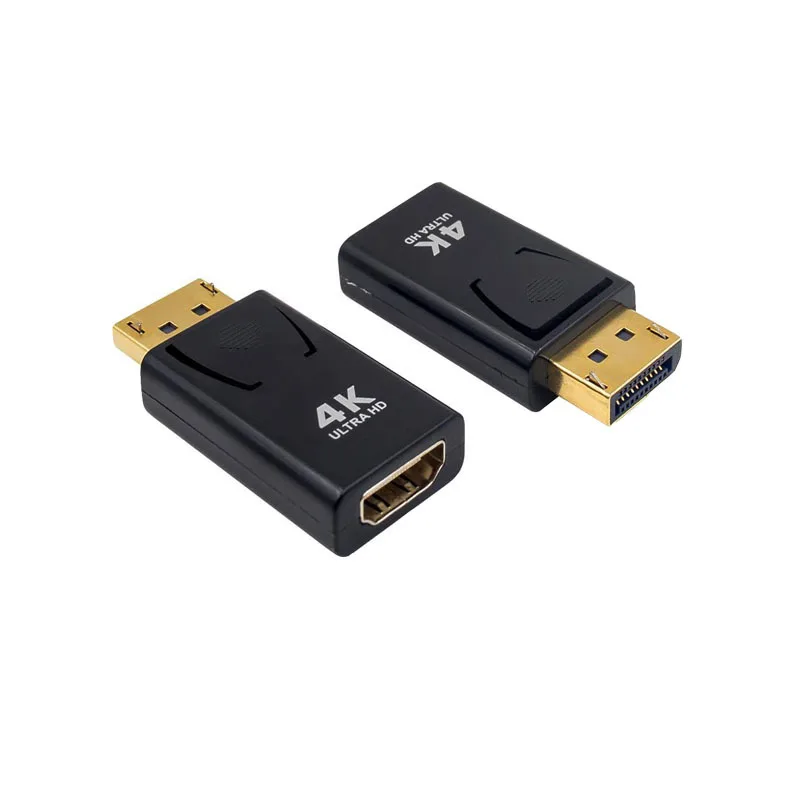 

4Kx2K Ultra HD DisplayPort Big DP Male DP to HDMI Female Converter Adapter Support Mirroring Extending Mode