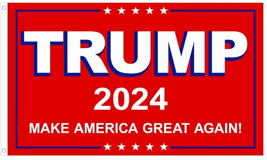 Cheap 100polyester 3x5ft Usa Election Trump 2024 Flag With Two