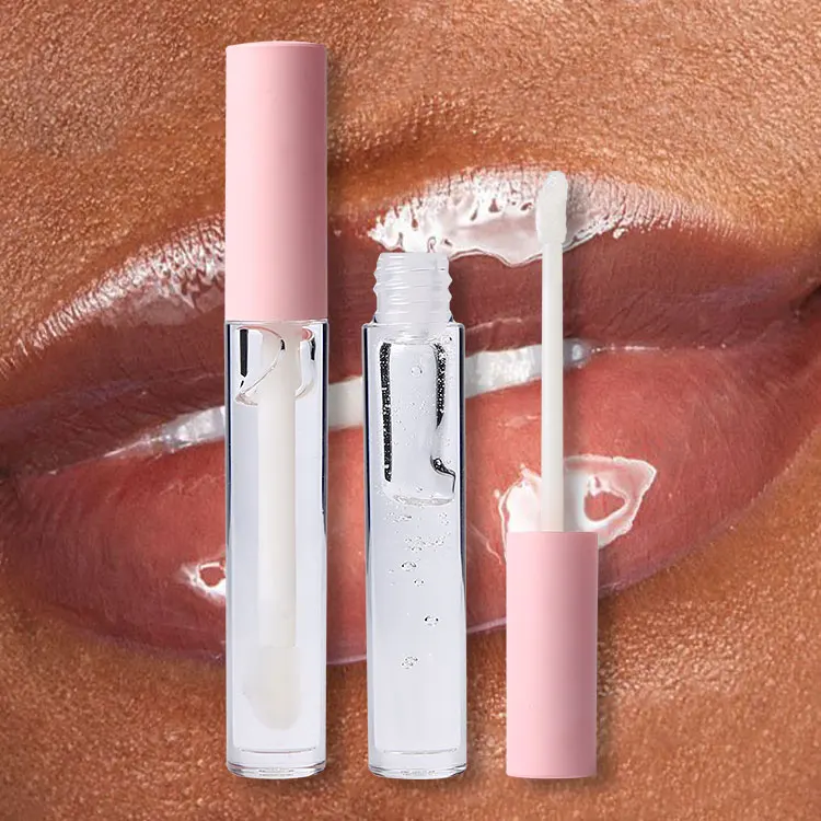 

S07 2021 lip gloss pigment glitter clear lipgloss private label clear lip gloss plumping shimmer lip gloss