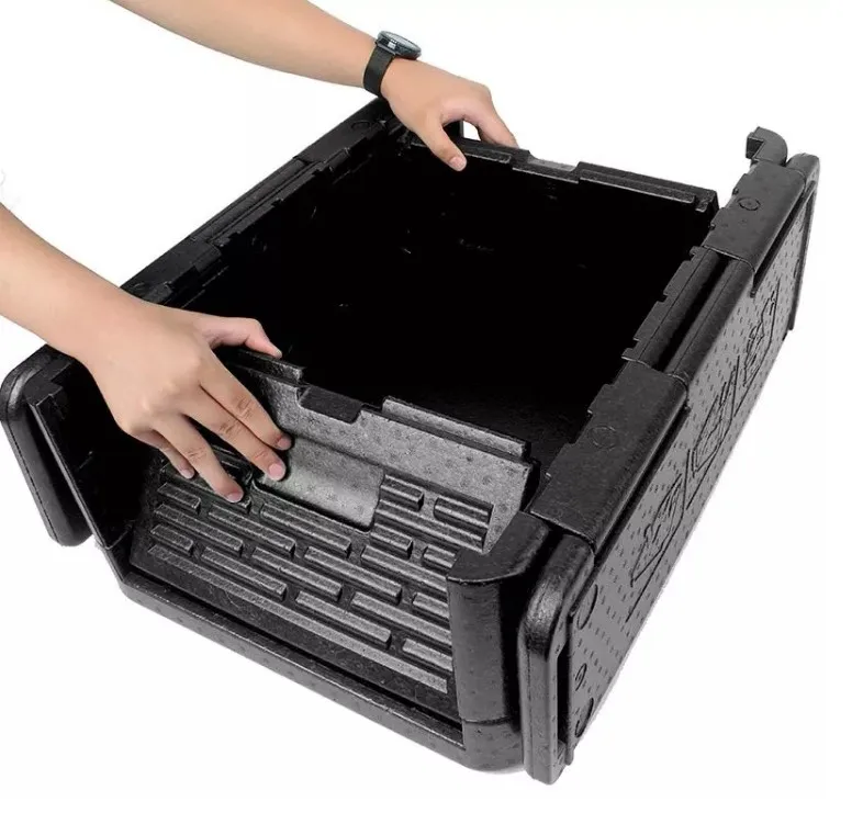 

Storage Box Constant Temperature Lightweight Portable Waterproof Portable Folding for Parties Picnics Camping Beach Box, Black