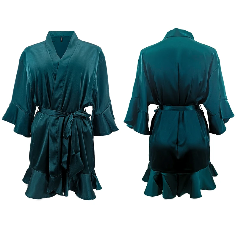 

Silk satin pajamas women's sleepwear summer pajamas for ladies pajamas and sleepwear