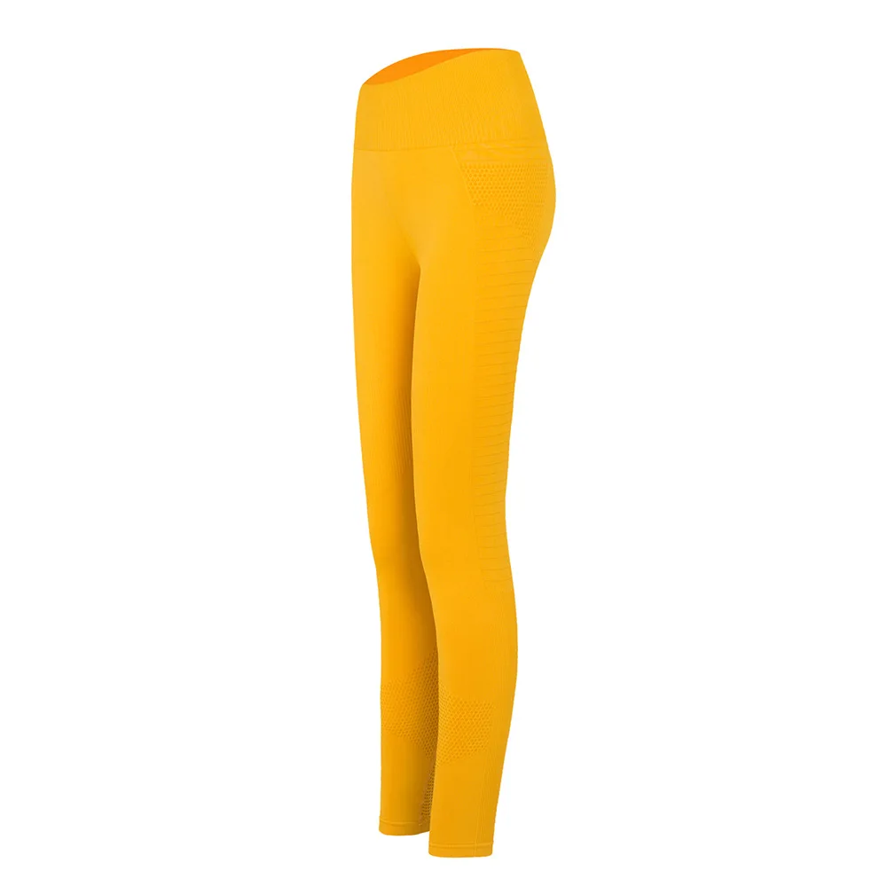 

2019 Seamless Gym Leggings Power Stretch High Waisted Yoga Pants Running Workout Leggings