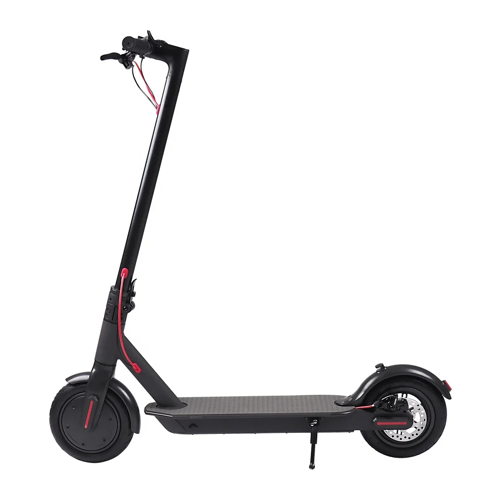 

hot commodity gloss black 36V 7.8Ah electric scooter warehouse for wholesales