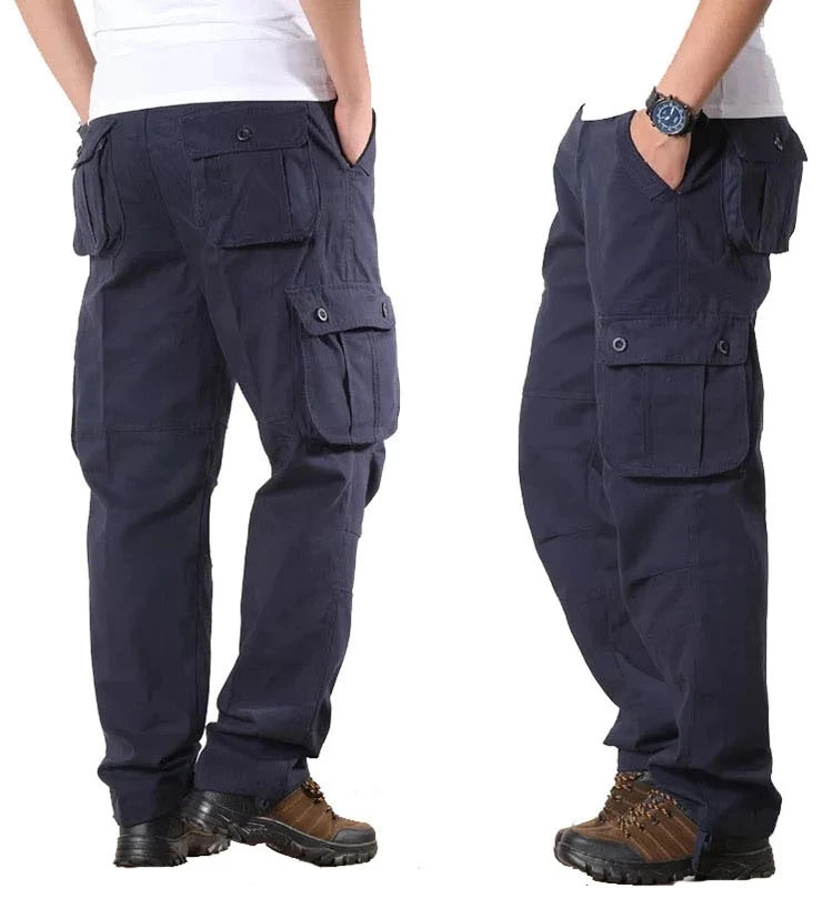 blue cargo pants outfit