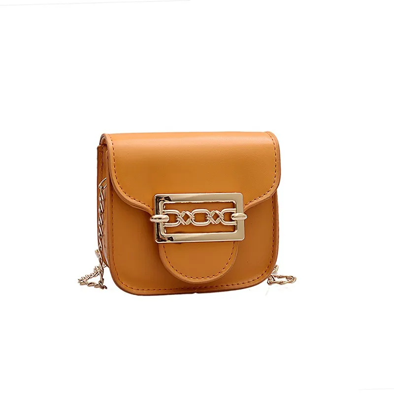 

Korean ladies custom small mini pu leather crossbody shoulder hand bag women handbags coin purse with chain